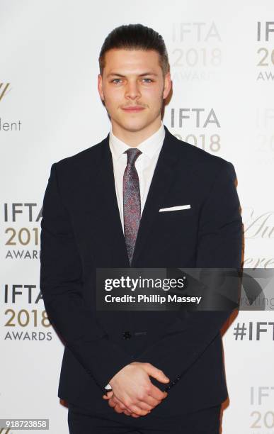 Alex Høgh Andersen attends the 'IFTA Film & Drama Awards' at Mansion House on February 15, 2018 in Dublin, Ireland.