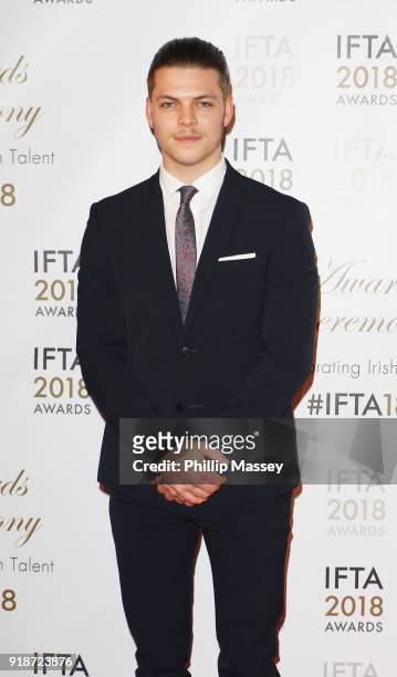 Alex Høgh Andersen attends the 'IFTA Film & Drama Awards' at Mansion House on February 15, 2018 in Dublin, Ireland.