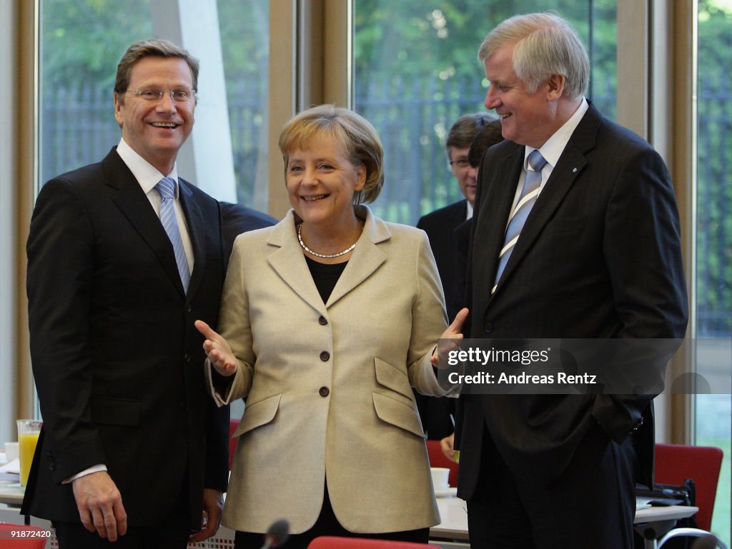 Christian Democrats And Free Democratic Party Continue Coalition Talks