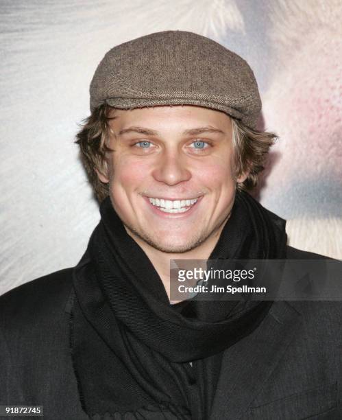 Billy Magnussen attends the "Where the Wild Things Are" premiere at Alice Tully Hall, Lincoln Center on October 13, 2009 in New York City.