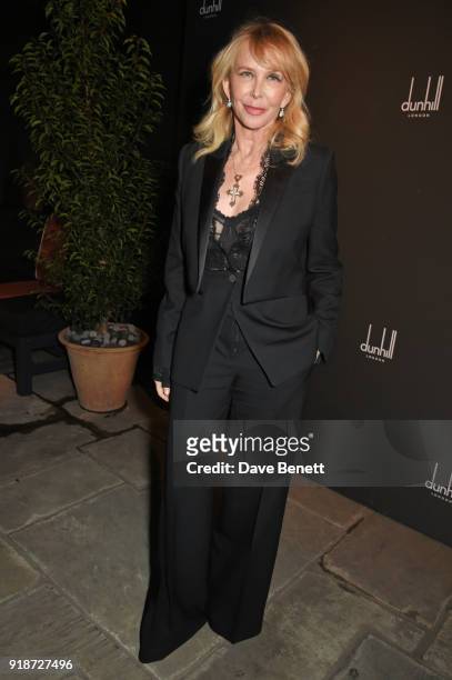 Trudie Styler attends the Dunhill & GQ pre-BAFTA filmmakers dinner and party co-hosted by Andrew Maag & Dylan Jones at Bourdon House on February 15,...