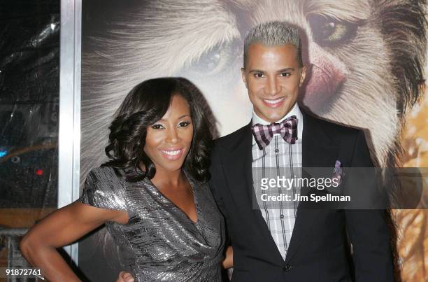 June Ambers and Jay Manuel attend the "Where the Wild Things Are" premiere at Alice Tully Hall, Lincoln Center on October 13, 2009 in New York City.