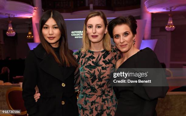 Gemma Chan, Laura Carmichael and Vicky McClure attend the inaugural Autograph Collection Hotels Short Film Award in partnership with the National...