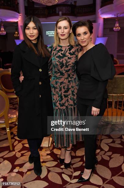 Gemma Chan, Laura Carmichael and Vicky McClure attend the inaugural Autograph Collection Hotels Short Film Award in partnership with the National...