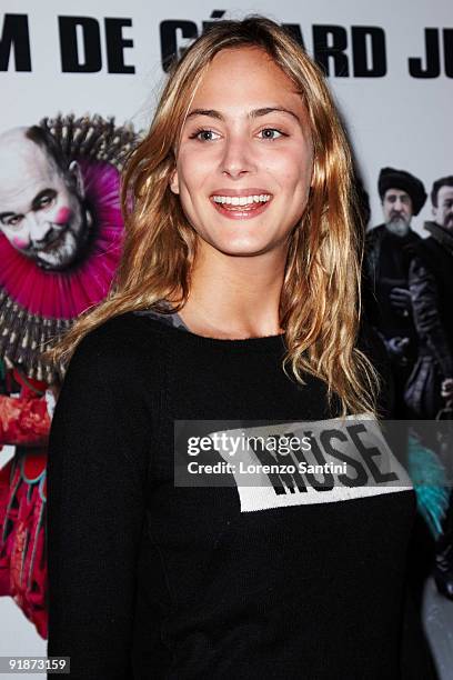 Nora Arnezeder attends the Paris Premiere of "Rose & Noir" at Cinema Elysee Biarritz on October 13, 2009 in Paris, France.