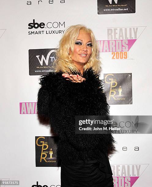 Actress Heather Chadwell attends the 2009 Really Awards official after party at Area on October 13, 2009 in Los Angeles, California.