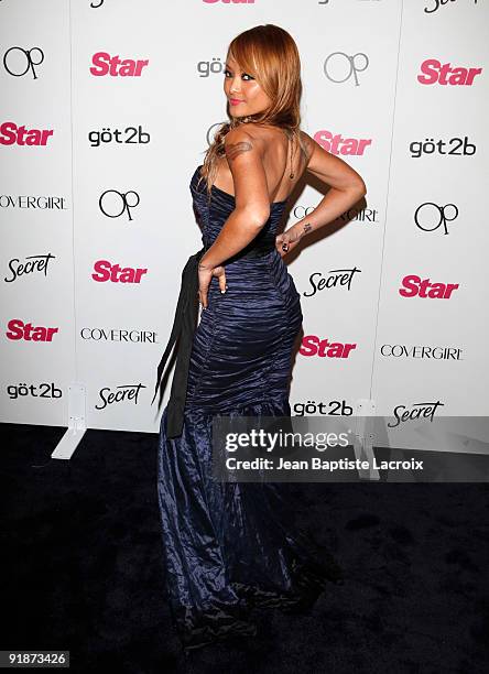 Tila Tequila attends Star Magazine's 5th Year Anniversary Celebration at Bardot on October 13, 2009 in Los Angeles, California.