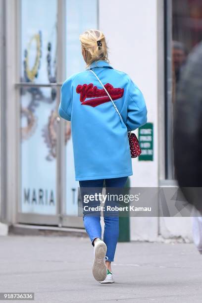 Nicky Hilton seen out and about in Manhattan on February 14, 2018 in New York City.