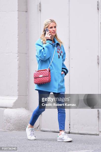 Nicky Hilton seen out and about in Manhattan on February 14, 2018 in New York City.