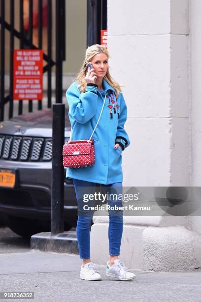 Nicky Hilton seen out and about in Manhattan on February 14, 2018 in New York City.