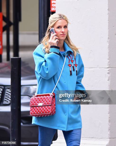 Nicky Hilton seen out and about in Manhattan on February 14, 2018 in New York City.