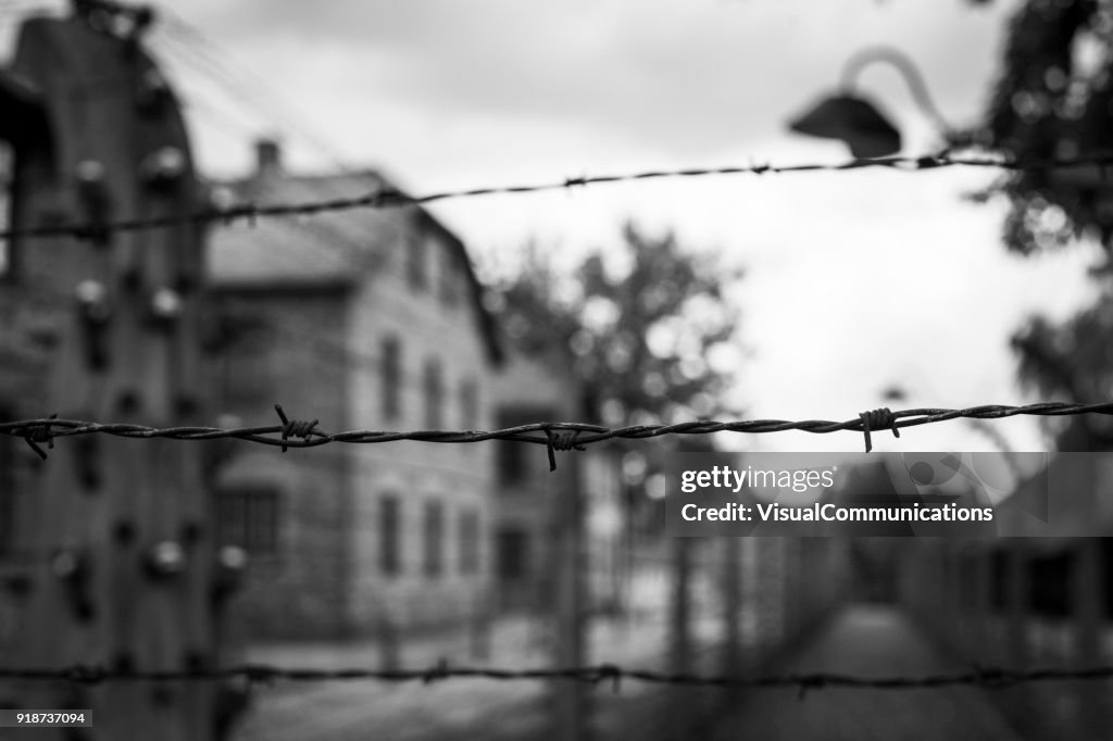 Campo de concentração de Auschwitz.