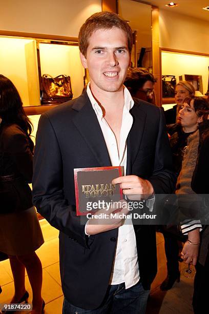 Alexandre Desseigne attends the Cocktail Party at Tods Shops to introduce new book Italian Touch on October 13, 2009 in Paris, France.