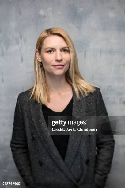 Actress Claire Danes, from the film 'A Kid Like Jake', is photographed for Los Angeles Times on January 21, 2018 in the L.A. Times Studio at Chase...