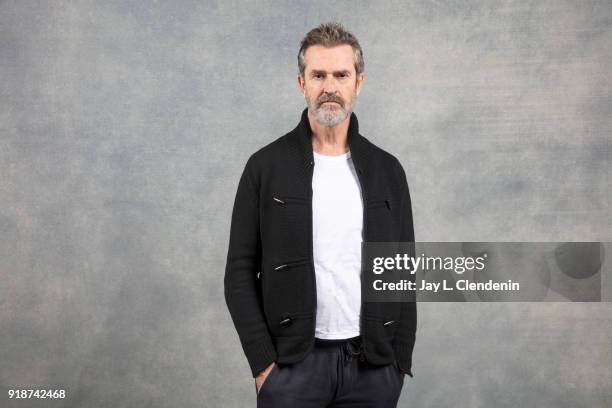 Director Rupert Everett, from the film 'The Happy Prince', is photographed for Los Angeles Times on January 21, 2018 in the L.A. Times Studio at...