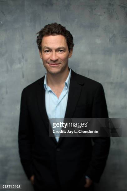 Actor Dominic West, from the film 'Collette', is photographed for Los Angeles Times on January 21, 2018 in the L.A. Times Studio at Chase Sapphire on...