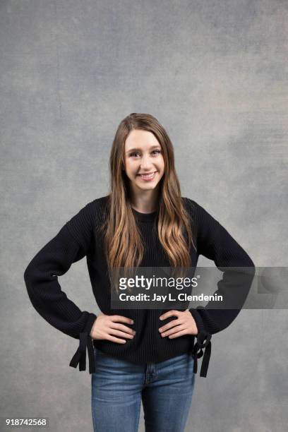Actress Taissa Farmiga, from the film 'What They Had', is photographed for Los Angeles Times on January 21, 2018 in the L.A. Times Studio at Chase...
