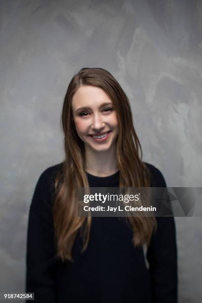 Actress Taissa Farmiga, from the film 'What They Had', is photographed for Los Angeles Times on January 21, 2018 in the L.A. Times Studio at Chase...