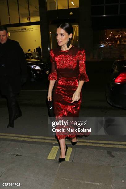 Charlotte Riley arrives at the Dunhill & GQ pre-BAFTA Filmmakers Dinner and Party Co-hosted by Andrew Maag & Dylan Jones on February 15, 2018 in...