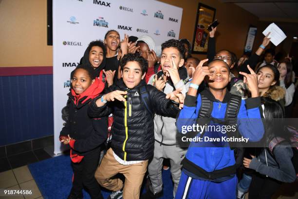 Hosted by IMAX, Regal Entertainment Group, Walt Disney Pictures and Marvel Studios, the Boys & Girls Club New Rochelle were treated to a special IMAX...