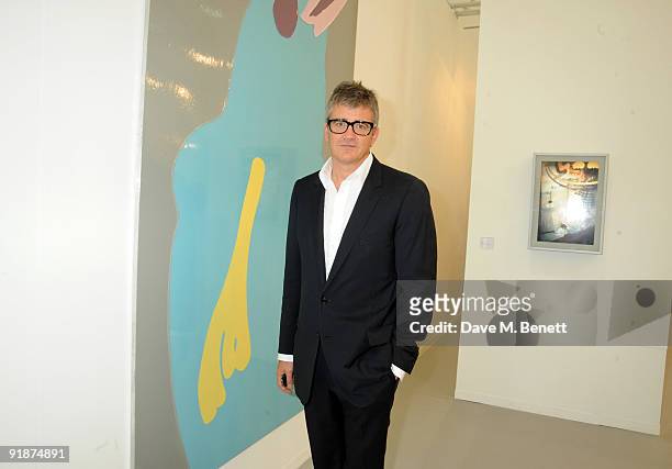 Jay Jopling attends the private view of the Frieze Art Fair, at Regent's Park on October 14, 2009 in London, England.