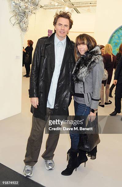 John Taylor attends the private view of the Frieze Art Fair, at Regent's Park on October 14, 2009 in London, England.