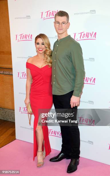 Hamish Gaman and Alex Murphy attend the 'I, Tonya' UK premiere held at The Washington Mayfair on February 15, 2018 in London, England.