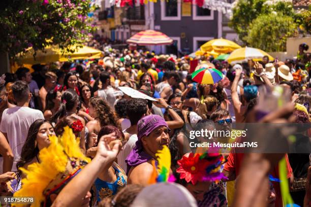 brazil: carnival 2018 - olinda stock pictures, royalty-free photos & images