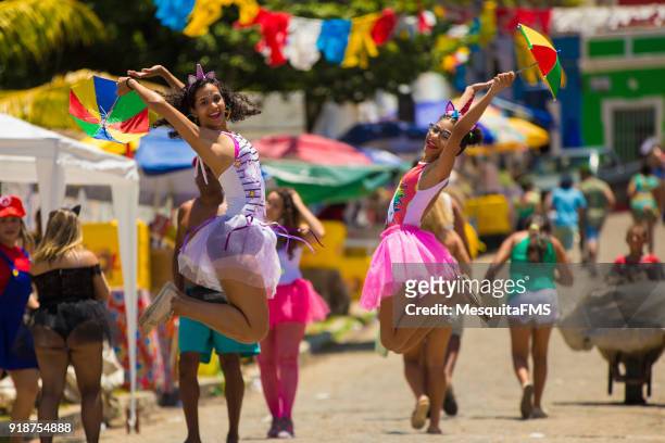 brazil: carnival 2018 - recife carnival stock pictures, royalty-free photos & images