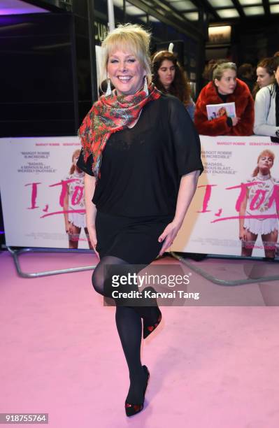 Cheryl Baker attends the 'I, Tonya' UK premiere held at The Curzon Mayfair on February 15, 2018 in London, England.