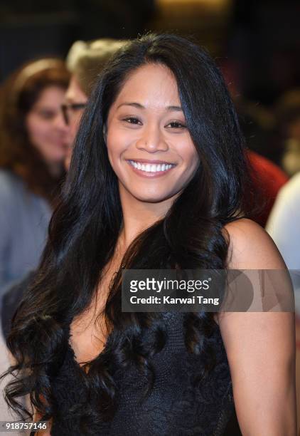Brandee Malto attends the 'I, Tonya' UK premiere held at The Curzon Mayfair on February 15, 2018 in London, England.