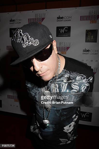 HipHop artist Ditch arrives for the '2009 Really Awards After-Party' at Area Nightclub on October 13, 2009 in Hollywood, California.