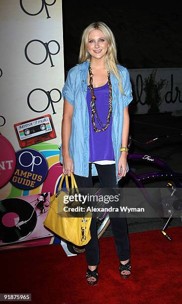 Stephanie Pratt arrives at the launch of the new OP campaign "OPen Campus" at Mel's Dinner on July 7, 2009 in West Hollywood, California.