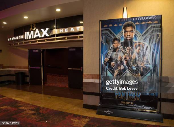 Regal Entertainment Group, Walt Disney Picture and Marvel Studios hosted an advanced IMAX screening of "Black Panther" for the Boys & Girls Club of...