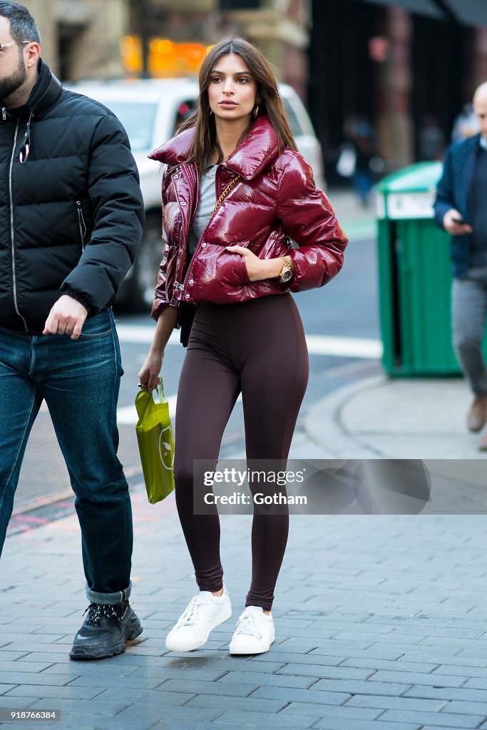 Celebrity Sightings in New York City - February 15, 201