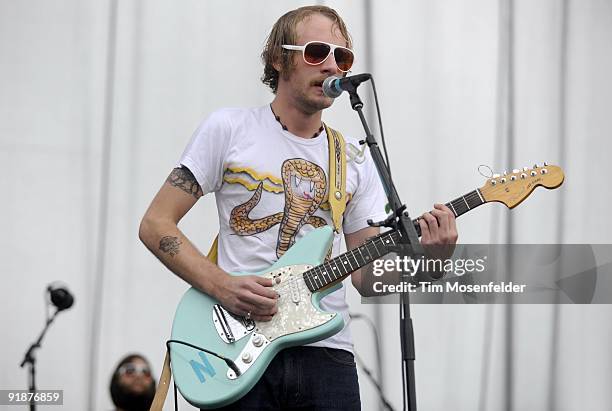 John McCauley of Deer Tick performs as part of the Austin City Limits Music Festival at Zilker Park on October 3, 2009 in Austin Texas.