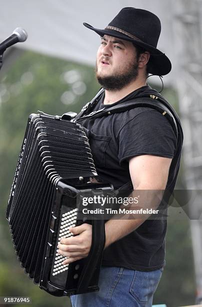 James Felice of The Felice Brothers performs as part of the Austin City Limits Music Festival at Zilker Park on October 3, 2009 in Austin Texas.