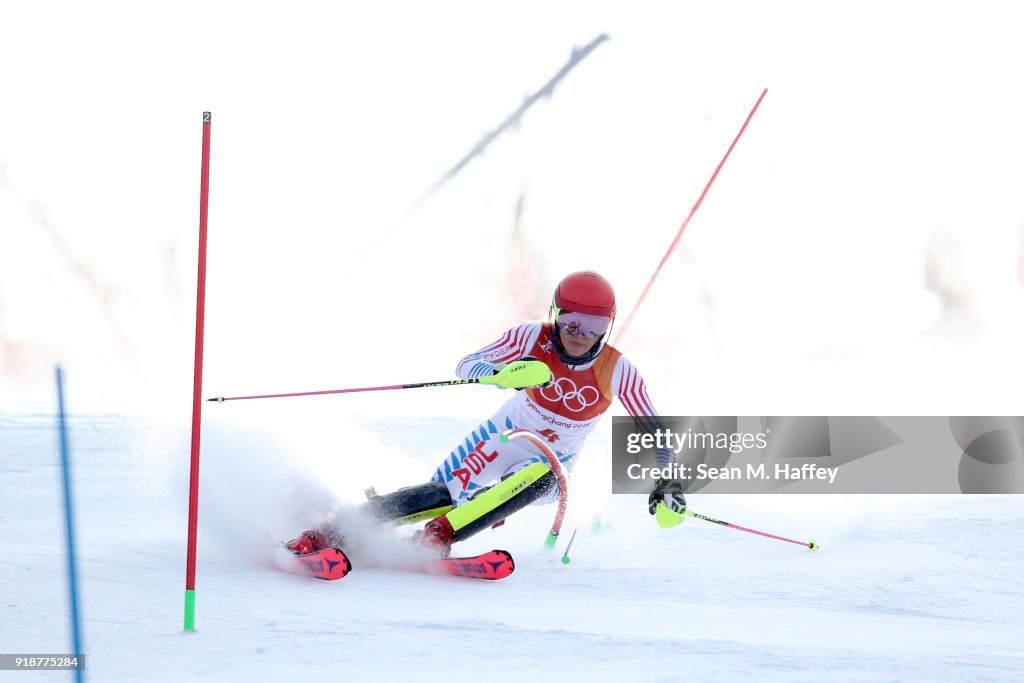 Alpine Skiing - Winter Olympics Day 7