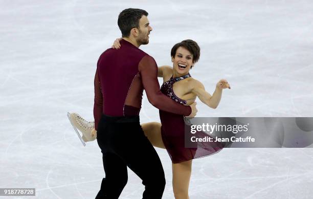 Meagan Duhamel and Eric Radford of Canada during the Figure Skating Pair Skating Free Program on day six of the PyeongChang 2018 Winter Olympic Games...