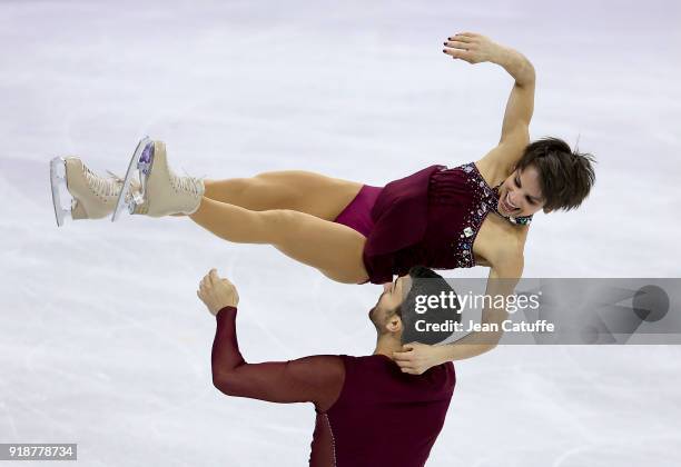 Meagan Duhamel and Eric Radford of Canada during the Figure Skating Pair Skating Free Program on day six of the PyeongChang 2018 Winter Olympic Games...