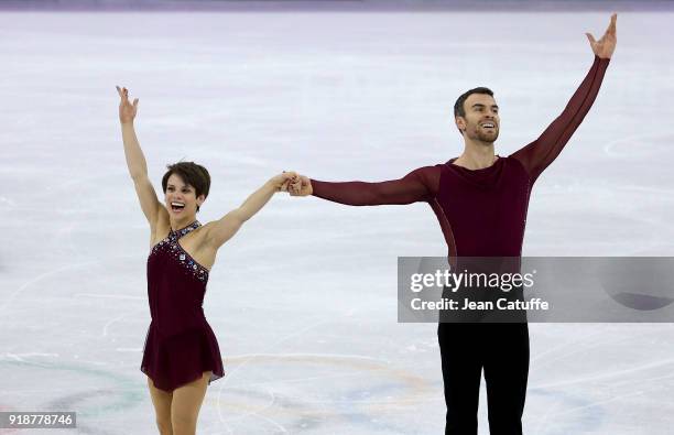 Meagan Duhamel and Eric Radford of Canada during the Figure Skating Pair Skating Free Program on day six of the PyeongChang 2018 Winter Olympic Games...