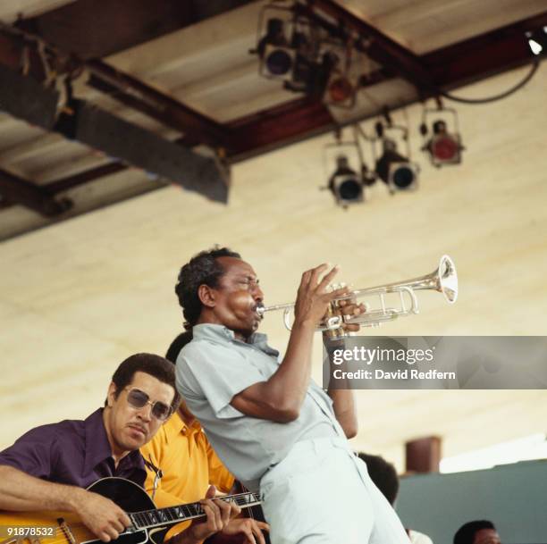 American jazz trumpeter Joe Newman performs live on stage at the Newport Jazz Festival in Newport, Rhode Island on 11th July 1970.