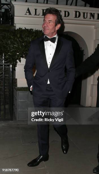 Dennis Quaid attends the Dunhill & GQ pre-BAFTA filmmakers dinner and party co-hosted by Andrew Maag & Dylan Jones at Bourdon House on February 15,...