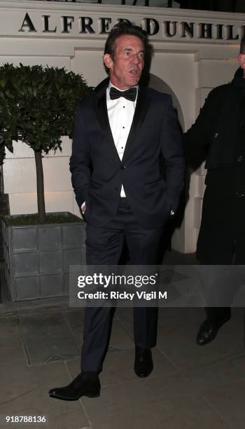 Dennis Quaid attends the Dunhill & GQ pre-BAFTA filmmakers dinner and party co-hosted by Andrew Maag & Dylan Jones at Bourdon House on February 15,...