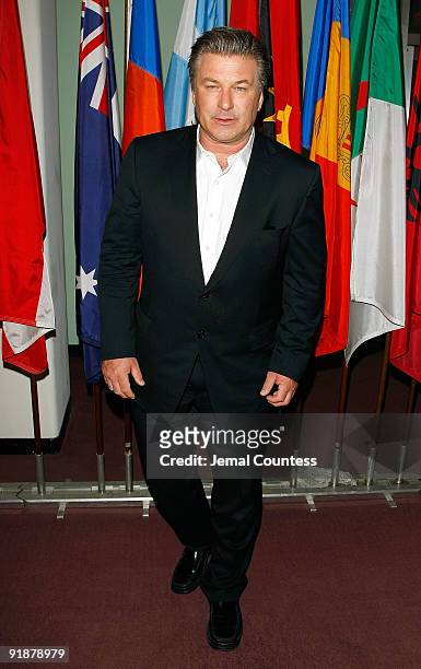 Actor Alec Baldwin attends the "Welcome to Gulu" exhibition opening at the United Nations on May 12, 2009 in New York City.