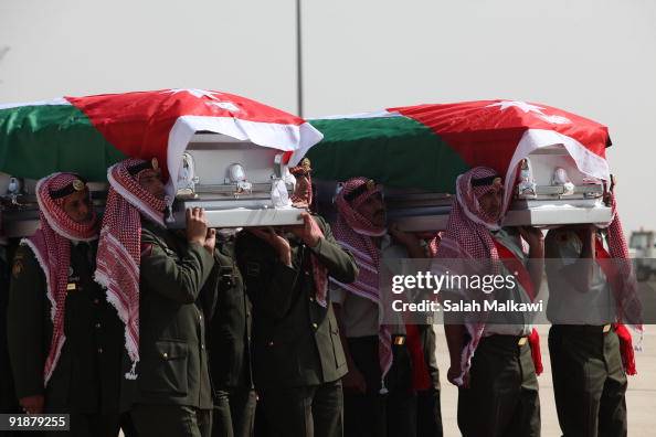 Five Jordanian UN Peacekeepers' Bodies Repatriated Five Jordanian UN Peacekeepers' Bodies Repatriated