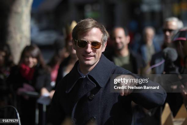 Director Spike Jonze dedicates two streets in lower Manhattan to "Where The Wild Things Are" author Maurice Sendak on October 14, 2009 in New York...