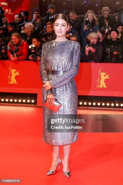 German actress Anna Bederke attends the Opening Ceremony & 'Isle of Dogs' premiere during the 68th Berlinale International Film Festival Berlin at...