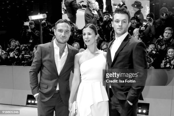 German actor Frederick Lau, German actress Aylin Tezel and German actor Jannis Niewoehner attend the Opening Ceremony & 'Isle of Dogs' premiere...