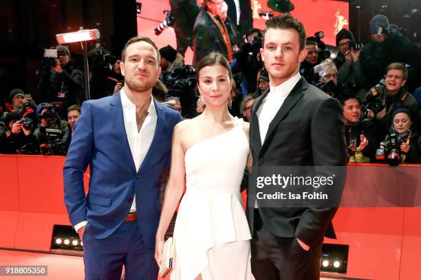 German actor Frederick Lau, German actress Aylin Tezel and German actor Jannis Niewoehner attend the Opening Ceremony & 'Isle of Dogs' premiere...